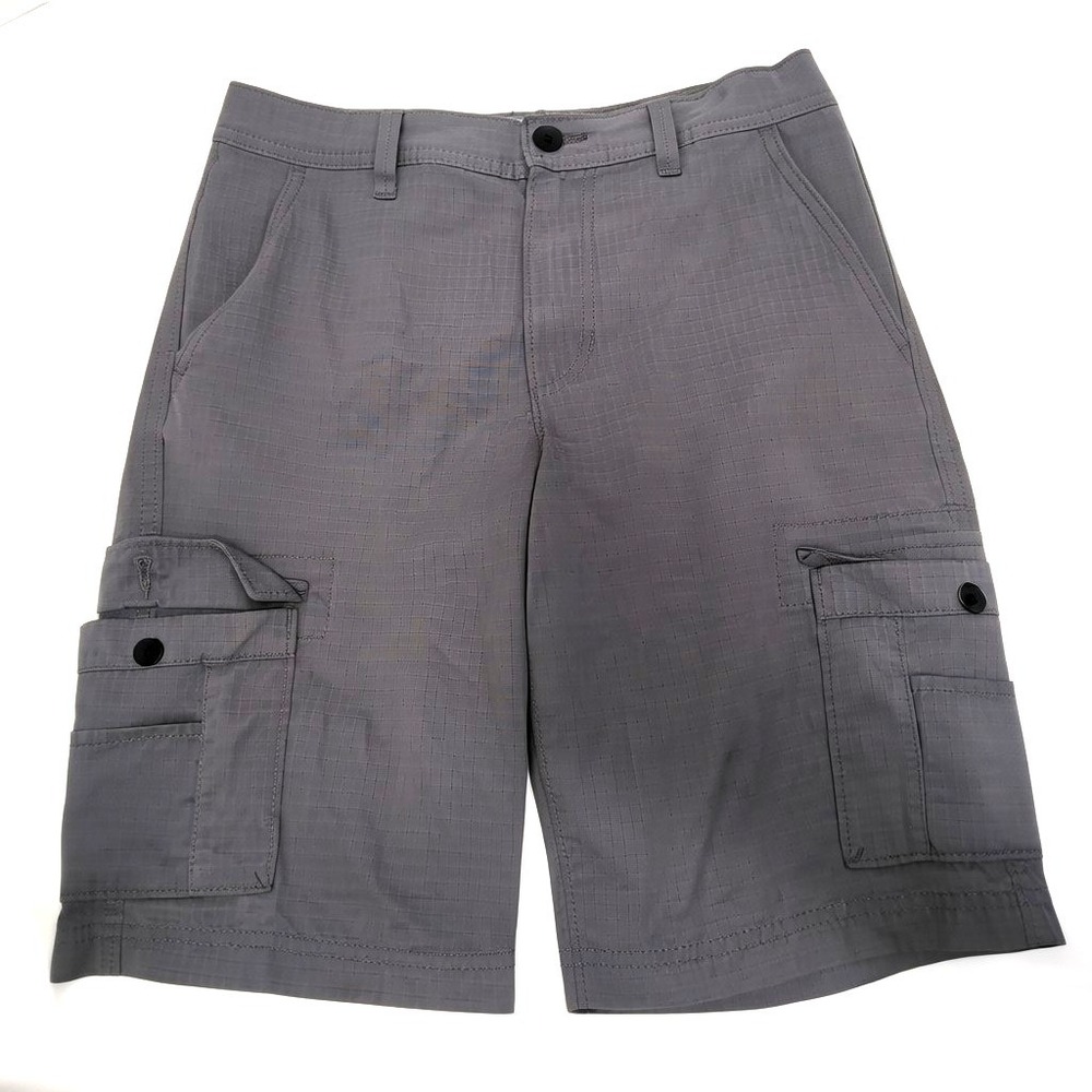 Urban Pipeline Boys Gray Ripstop Cargo‎ Shorts Size 18 Regular Outdoor Hiking